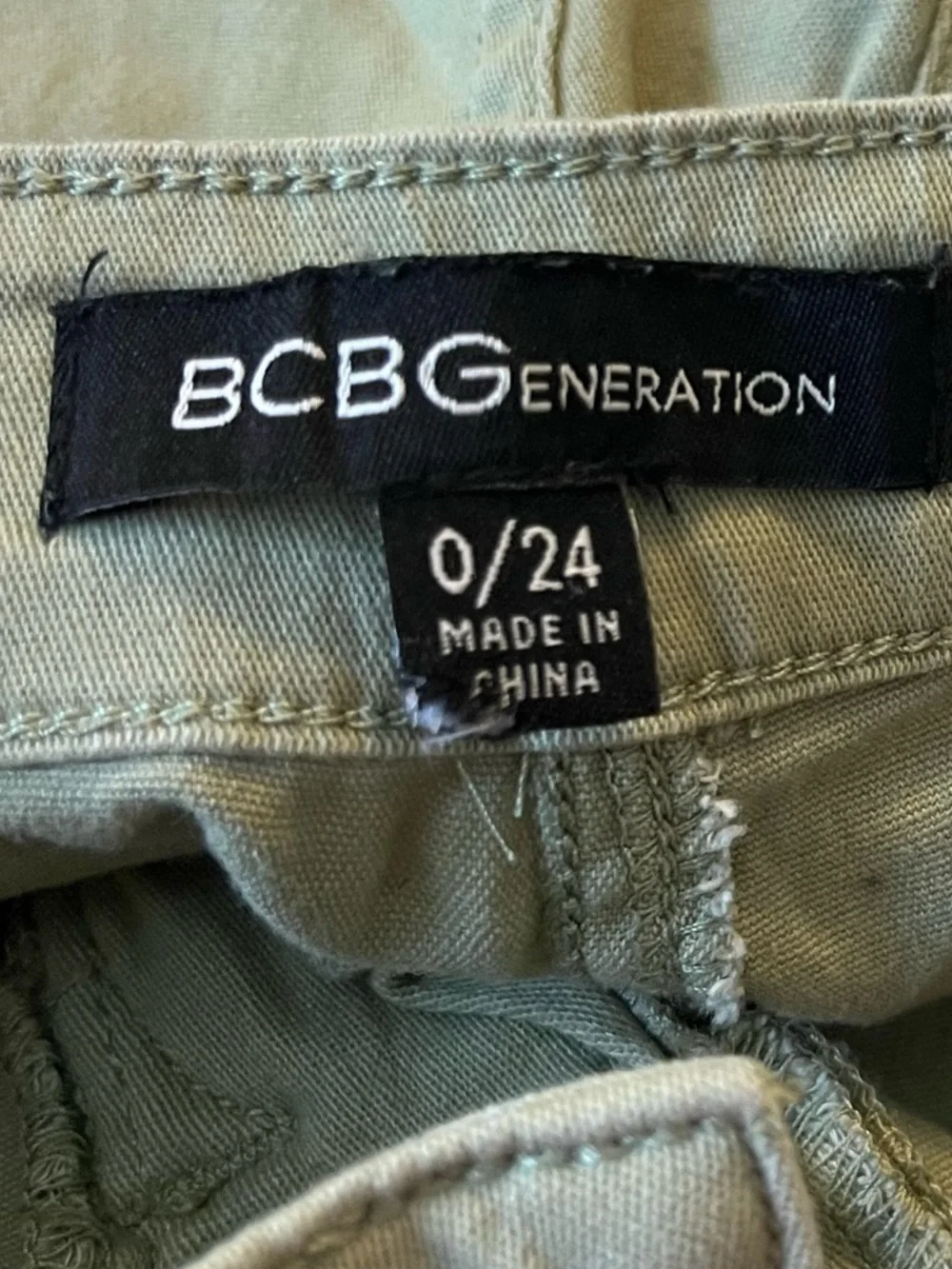 BCBGeneration Sage High Rise Wide Leg Crop Pants Minimalist Chic Casual 24 - Picture 10 of 10